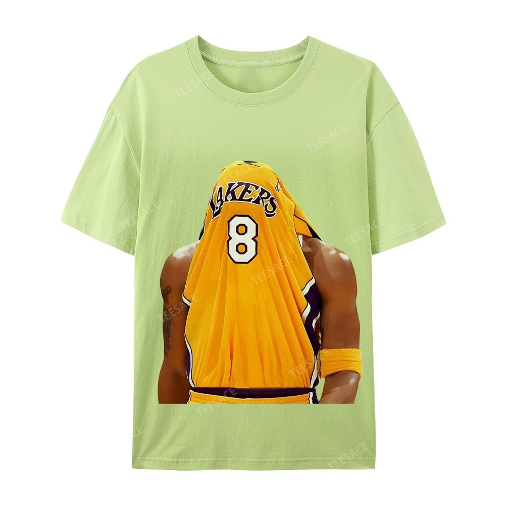 Kobe Bryant No. 8 Jersey Unisex Washed Cotton T-Shirt 