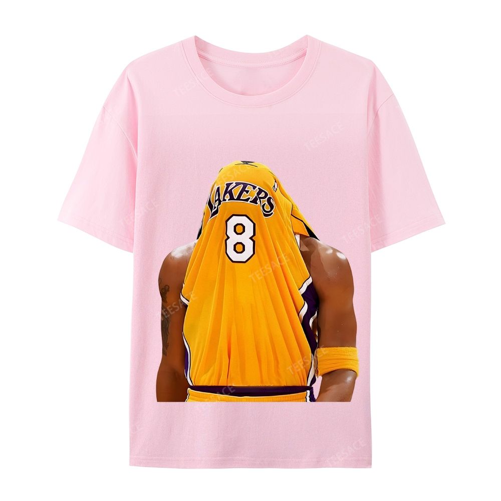 Kobe Bryant No. 8 Jersey Unisex Washed Cotton T-Shirt 