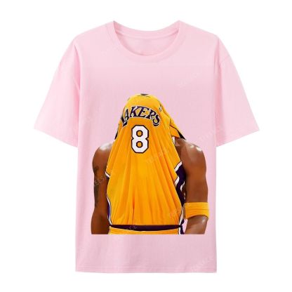 Kobe Bryant No. 8 Jersey Unisex Washed Cotton T-Shirt 