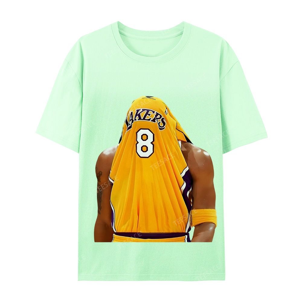 Kobe Bryant No. 8 Jersey Unisex Washed Cotton T-Shirt 