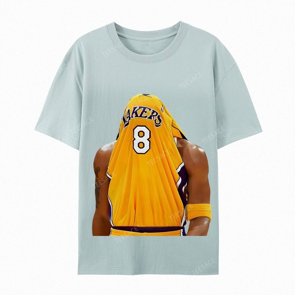 Kobe Bryant No. 8 Jersey Unisex Washed Cotton T-Shirt 
