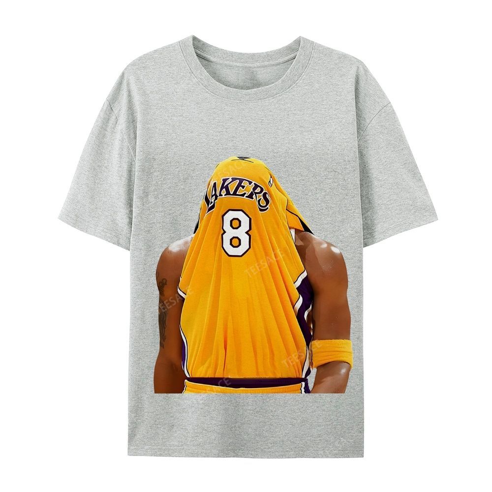 Kobe Bryant No. 8 Jersey Unisex Washed Cotton T-Shirt 