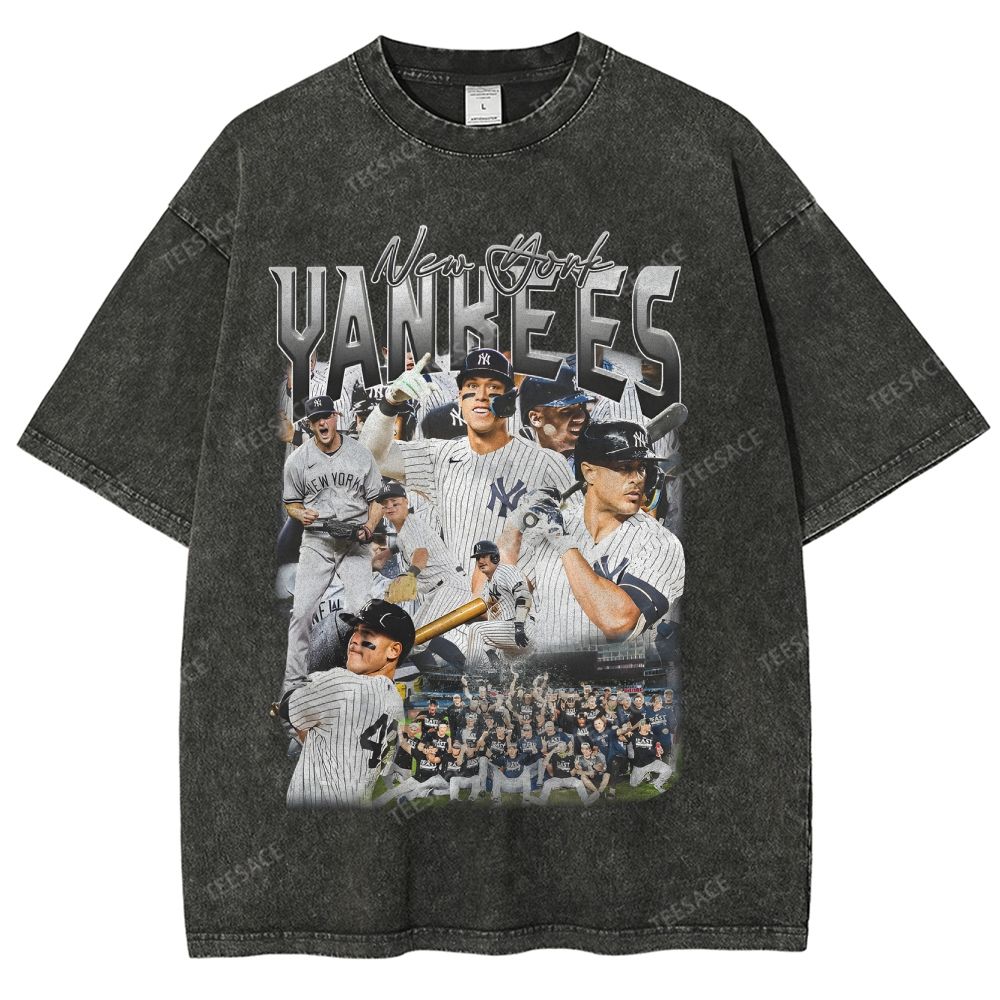 NEW YORK YANKEES TEE “NY”  Glory Vintage Loose Fit T-shirts