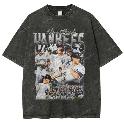 NEW YORK YANKEES TEE “NY”  Glory Vintage Loose Fit T-shirts