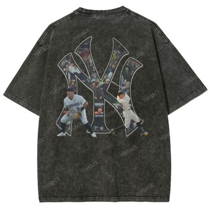 NEW YORK YANKEES TEE “NY”  Glory Vintage Loose Fit T-shirts