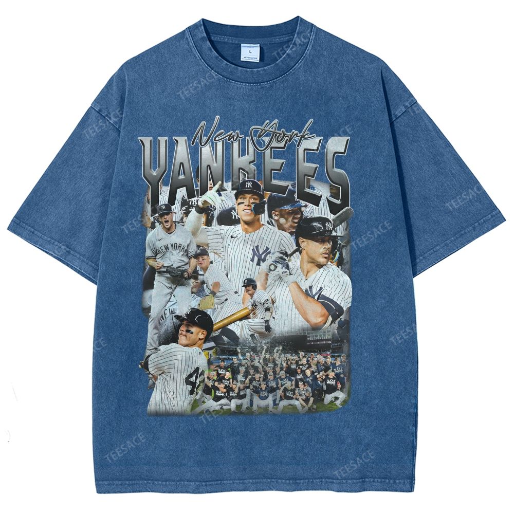 NEW YORK YANKEES TEE “NY”  Glory Vintage Loose Fit T-shirts