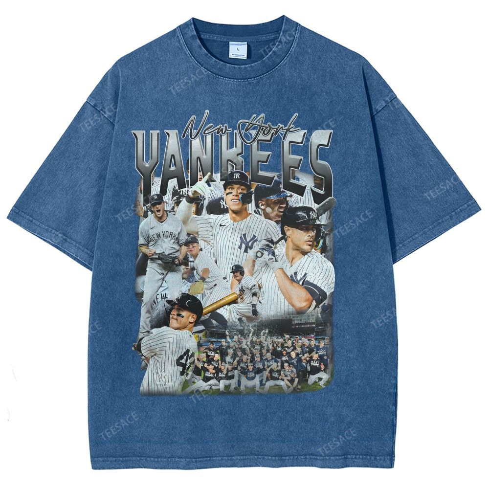 NEW YORK YANKEES TEE “NY”  Glory Vintage Loose Fit T-shirts