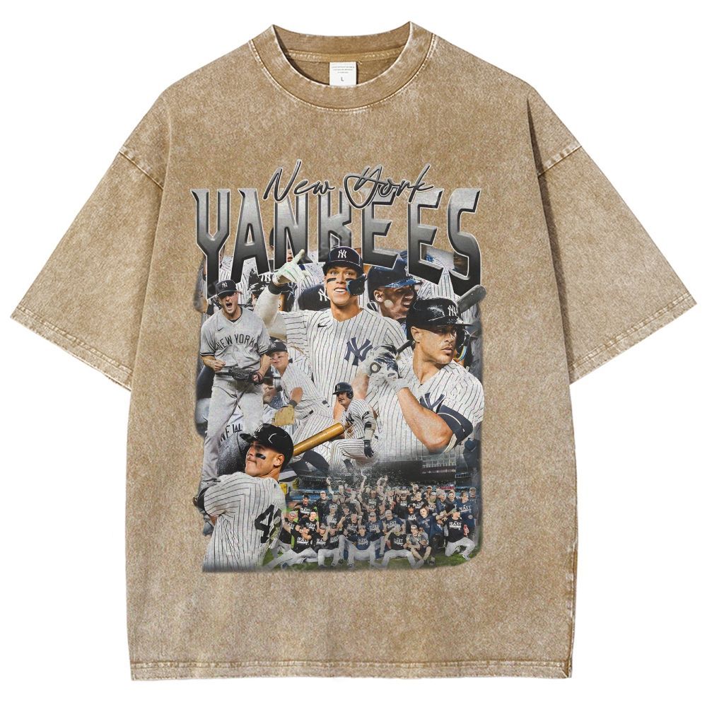 NEW YORK YANKEES TEE “NY”  Glory Vintage Loose Fit T-shirts