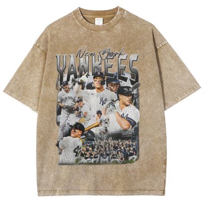 NEW YORK YANKEES TEE “NY”  Glory Vintage Loose Fit T-shirts
