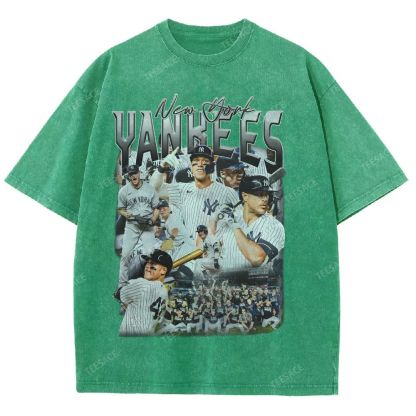 NEW YORK YANKEES TEE “NY”  Glory Vintage Loose Fit T-shirts