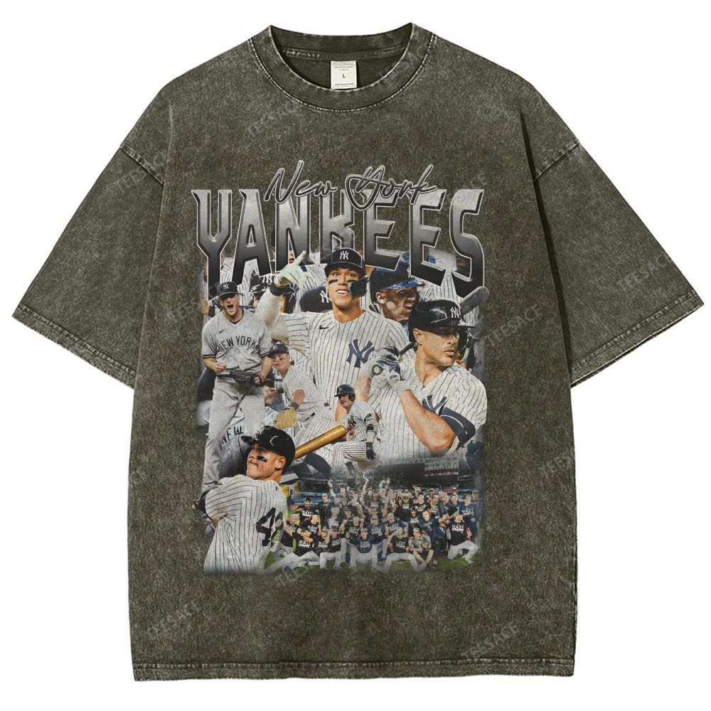 NEW YORK YANKEES TEE “NY”  Glory Vintage Loose Fit T-shirts