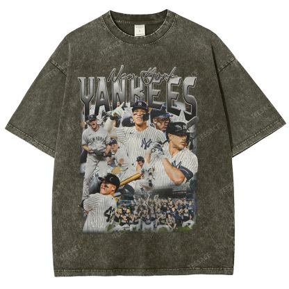 NEW YORK YANKEES TEE “NY”  Glory Vintage Loose Fit T-shirts
