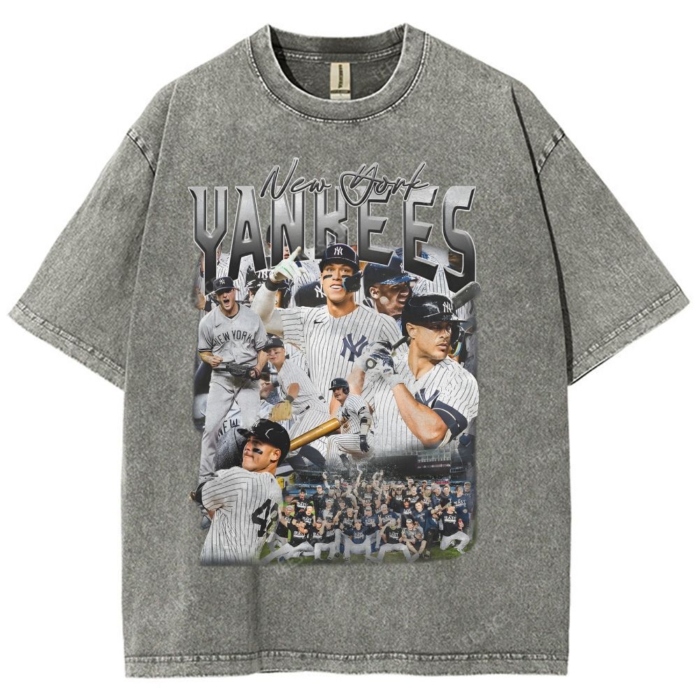 NEW YORK YANKEES TEE “NY”  Glory Vintage Loose Fit T-shirts