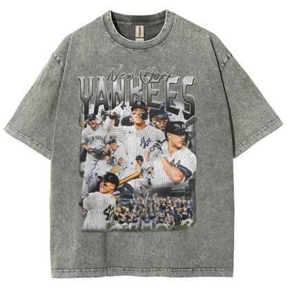 NEW YORK YANKEES TEE “NY”  Glory Vintage Loose Fit T-shirts