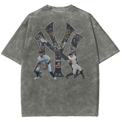 NEW YORK YANKEES TEE “NY”  Glory Vintage Loose Fit T-shirts