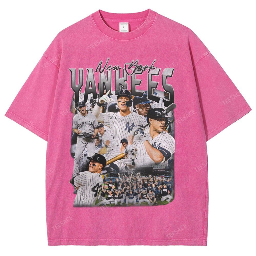 NEW YORK YANKEES TEE “NY”  Glory Vintage Loose Fit T-shirts