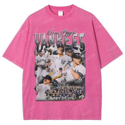 NEW YORK YANKEES TEE “NY”  Glory Vintage Loose Fit T-shirts