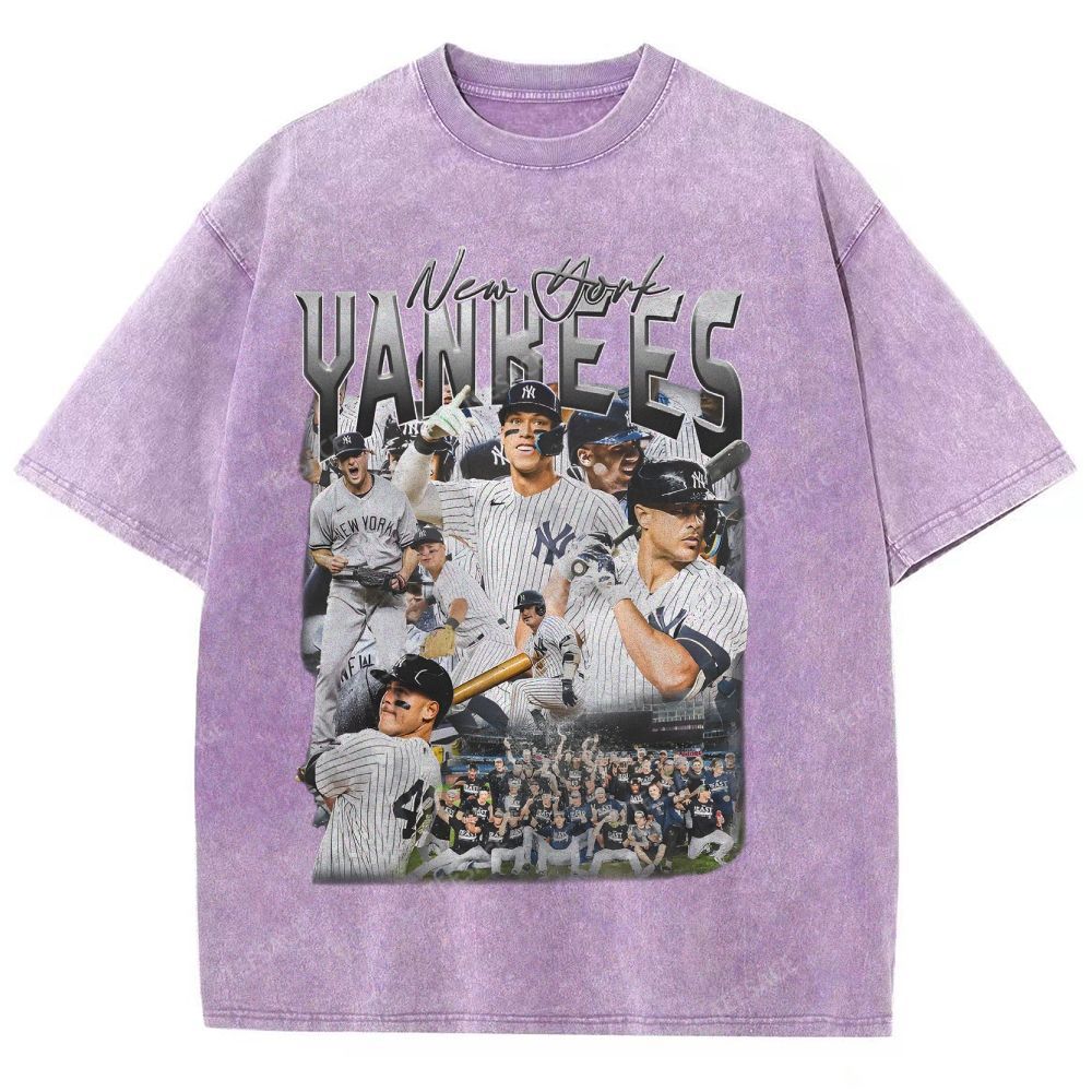 NEW YORK YANKEES TEE “NY”  Glory Vintage Loose Fit T-shirts