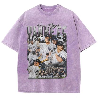 NEW YORK YANKEES TEE “NY”  Glory Vintage Loose Fit T-shirts