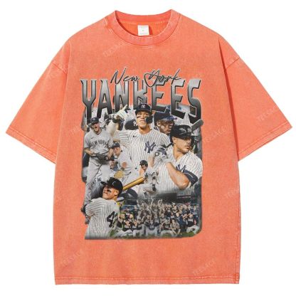NEW YORK YANKEES TEE “NY”  Glory Vintage Loose Fit T-shirts
