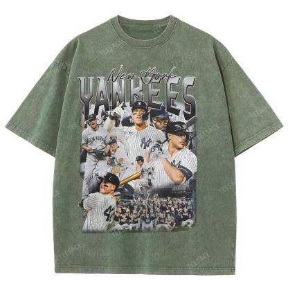 NEW YORK YANKEES TEE “NY”  Glory Vintage Loose Fit T-shirts