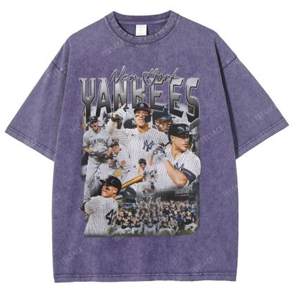NEW YORK YANKEES TEE “NY”  Glory Vintage Loose Fit T-shirts