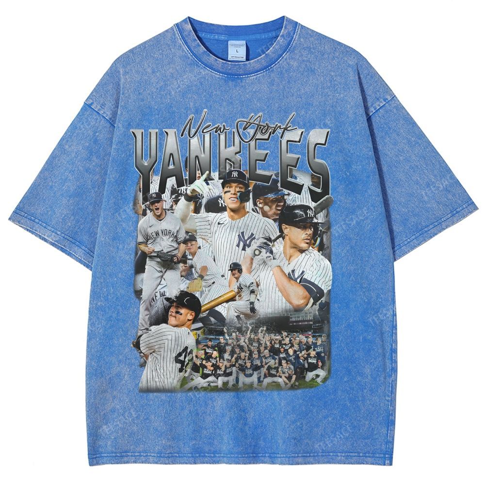 NEW YORK YANKEES TEE “NY”  Glory Vintage Loose Fit T-shirts