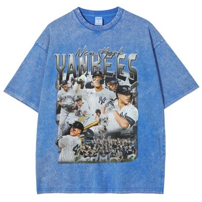 NEW YORK YANKEES TEE “NY”  Glory Vintage Loose Fit T-shirts