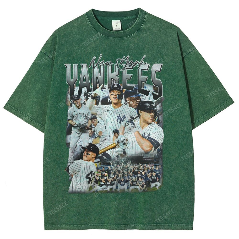 NEW YORK YANKEES TEE “NY”  Glory Vintage Loose Fit T-shirts