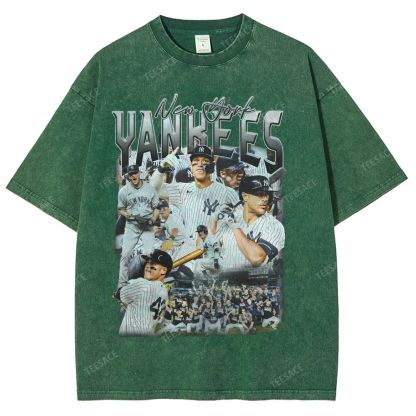 NEW YORK YANKEES TEE “NY”  Glory Vintage Loose Fit T-shirts
