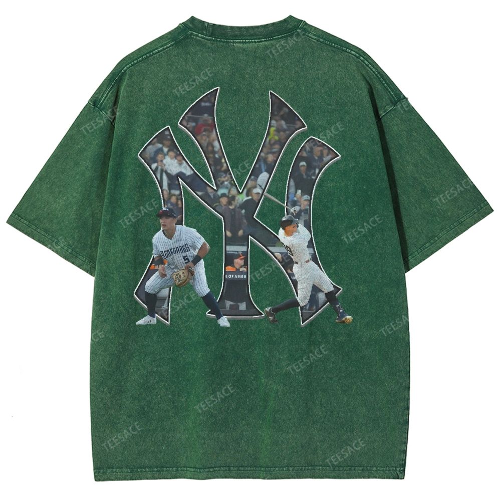 NEW YORK YANKEES TEE “NY”  Glory Vintage Loose Fit T-shirts