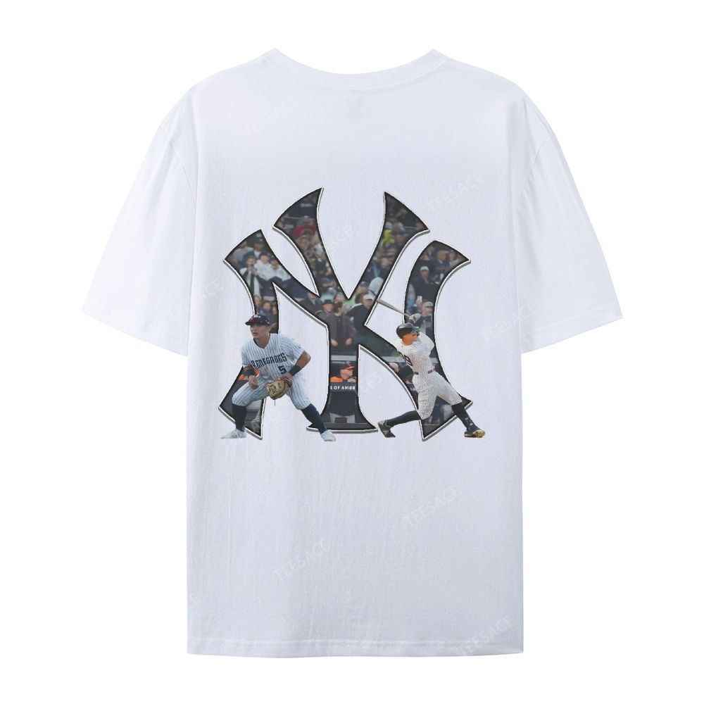 NEW YORK YANKEES TEE “NY”  Glory Vintage Loose Fit T-shirts