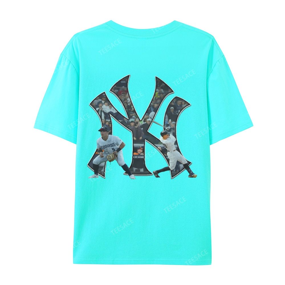 NEW YORK YANKEES TEE “NY”  Glory Vintage Loose Fit T-shirts