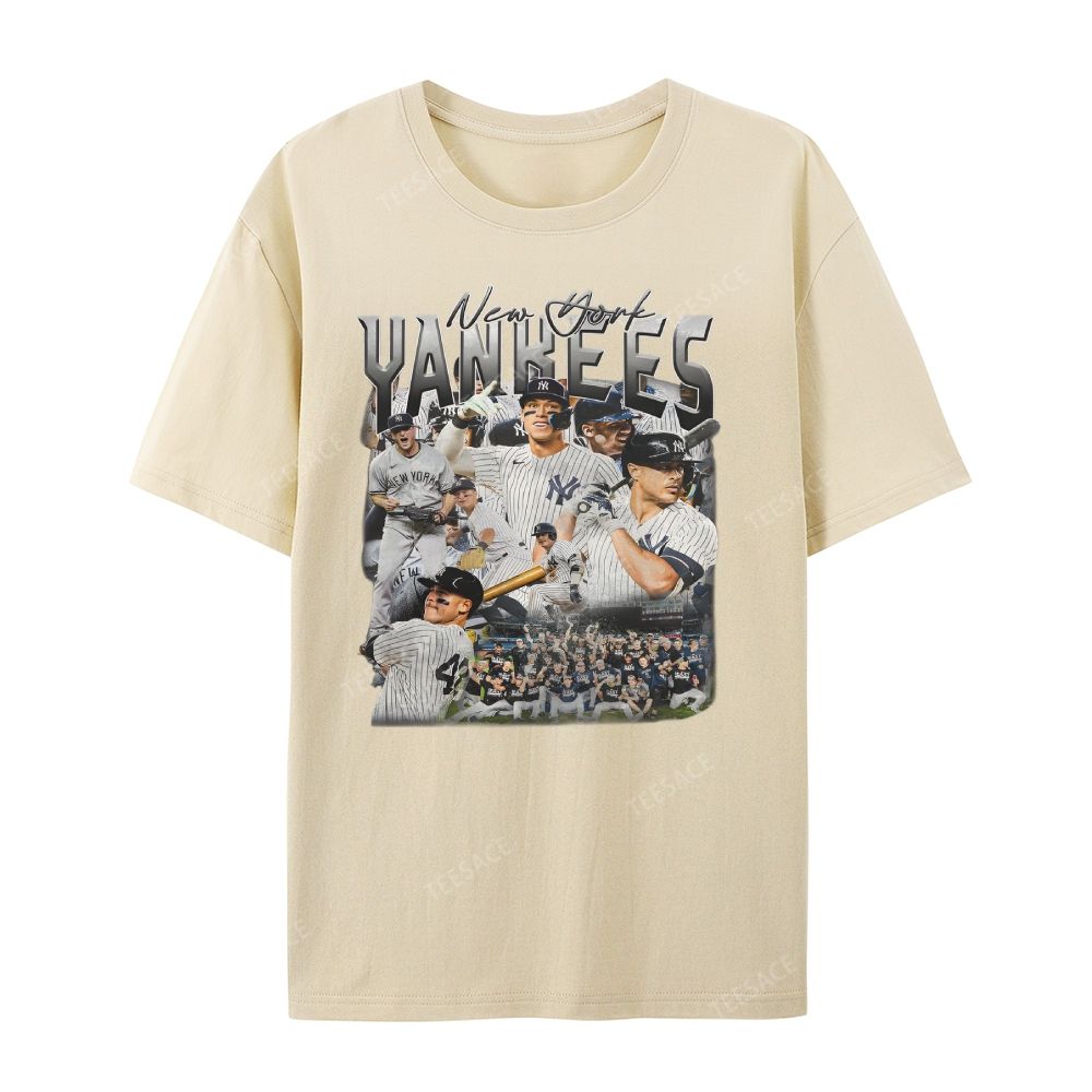 NEW YORK YANKEES TEE “NY”  Glory Vintage Loose Fit T-shirts