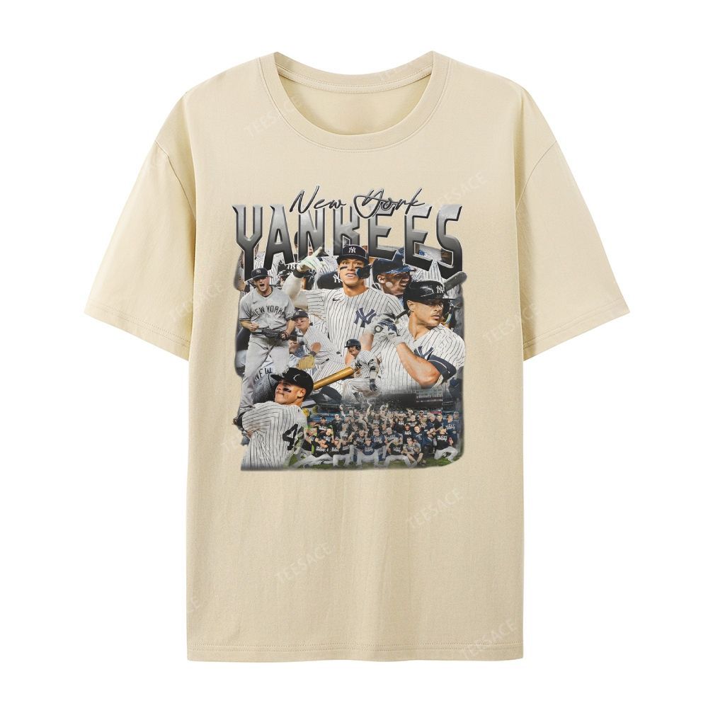 NEW YORK YANKEES TEE “NY”  Glory Vintage Loose Fit T-shirts