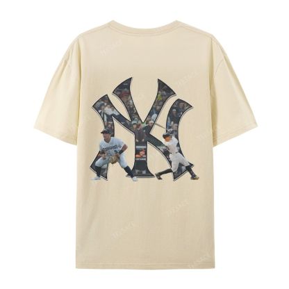 NEW YORK YANKEES TEE “NY”  Glory Vintage Loose Fit T-shirts