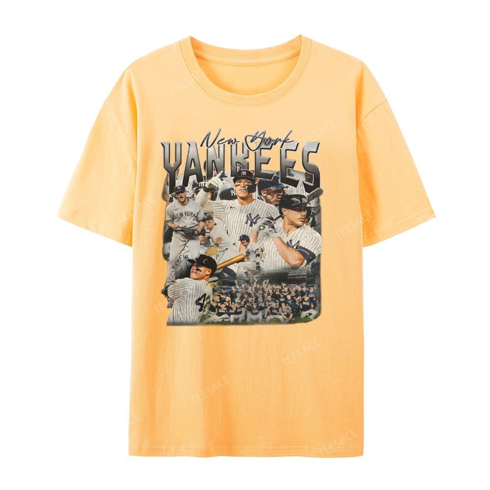 NEW YORK YANKEES TEE “NY”  Glory Vintage Loose Fit T-shirts