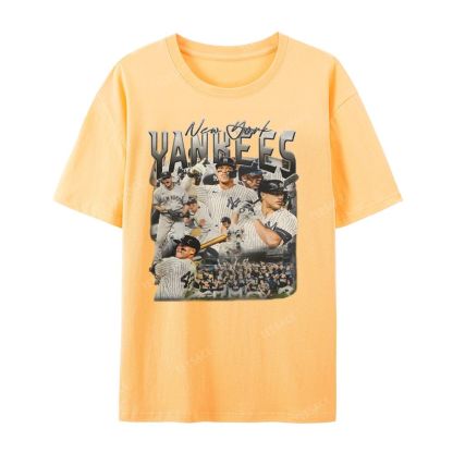 NEW YORK YANKEES TEE “NY”  Glory Vintage Loose Fit T-shirts