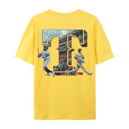 Unisex Casual Cotton Short Sleeve T-Shirt EXAS RANGERS Tee