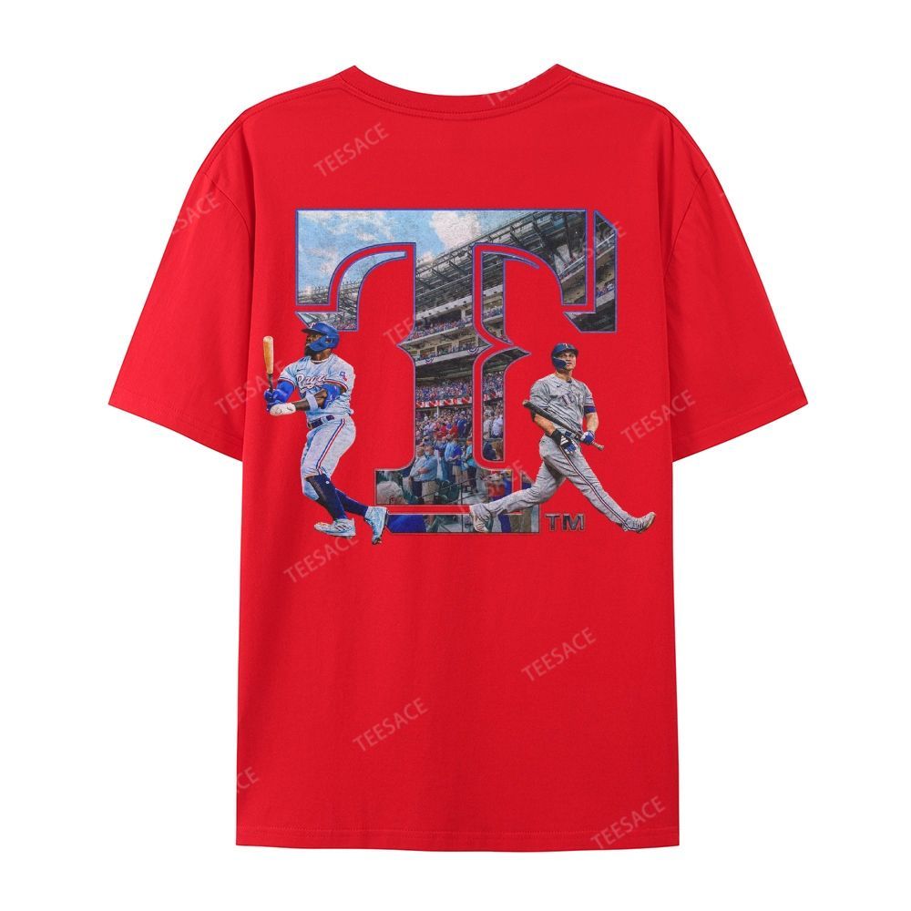 Unisex Casual Cotton Short Sleeve T-Shirt EXAS RANGERS Tee