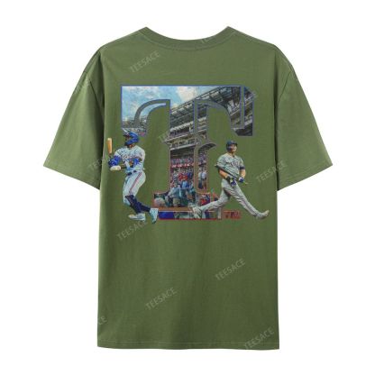 Unisex Casual Cotton Short Sleeve T-Shirt EXAS RANGERS Tee