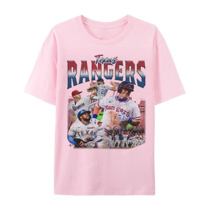 Unisex Casual Cotton Short Sleeve T-Shirt EXAS RANGERS Tee