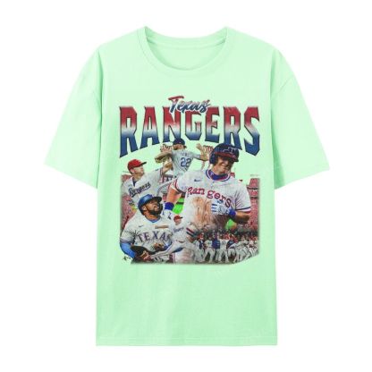 Unisex Casual Cotton Short Sleeve T-Shirt EXAS RANGERS Tee