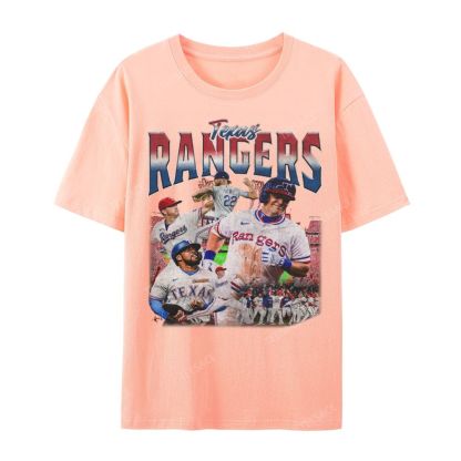 Unisex Casual Cotton Short Sleeve T-Shirt EXAS RANGERS Tee
