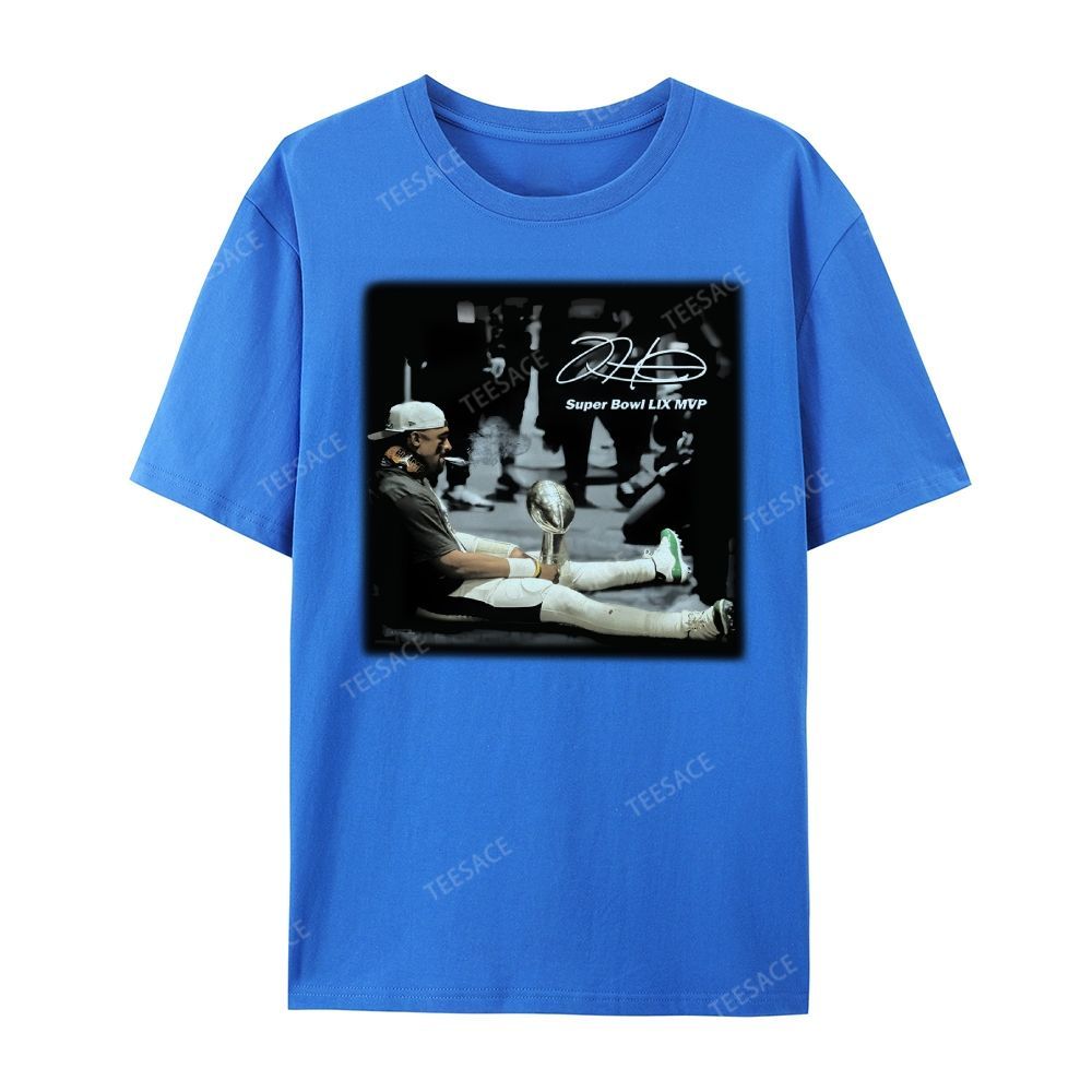 Unisex Casual Cotton Short Sleeve T-Shirt | JALEN HURTS MVP 2.12 2.0 TEE