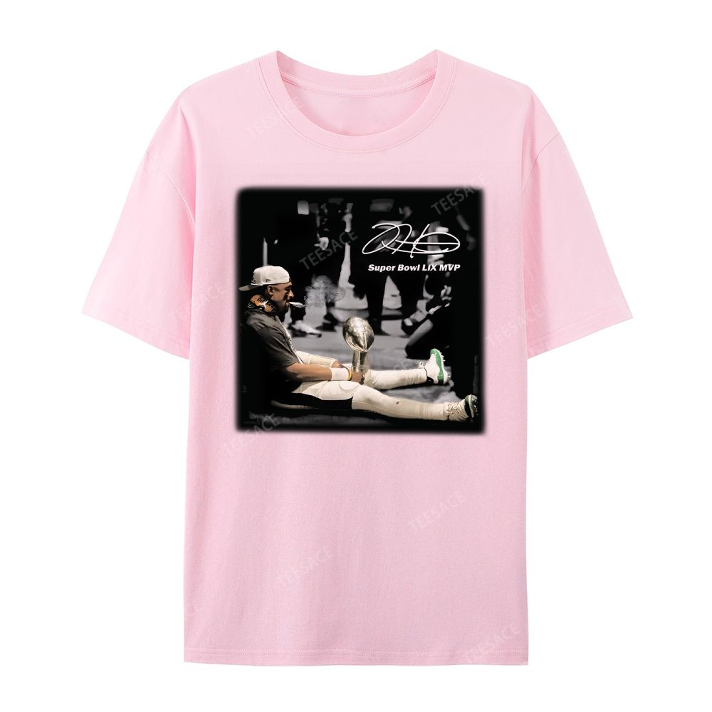 Unisex Casual Cotton Short Sleeve T-Shirt | JALEN HURTS MVP 2.12 2.0 TEE