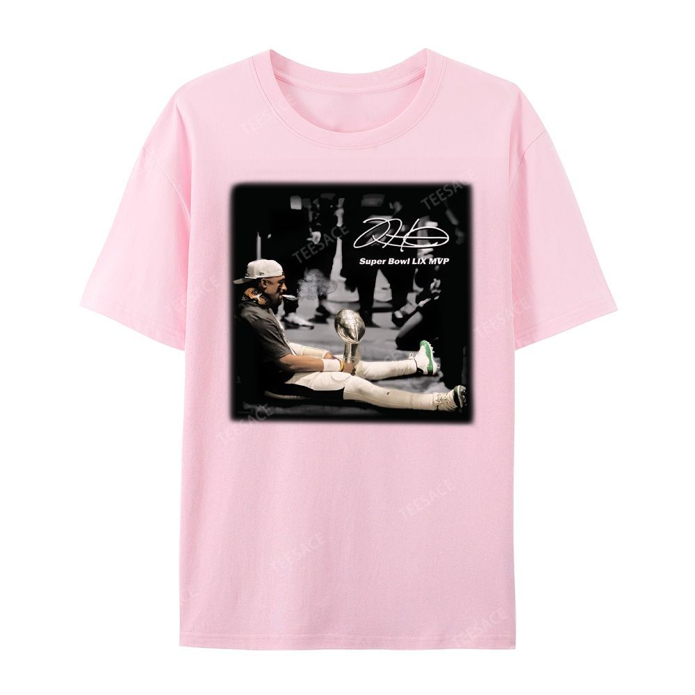 Unisex Casual Cotton Short Sleeve T-Shirt | JALEN HURTS MVP 2.12 2.0 TEE