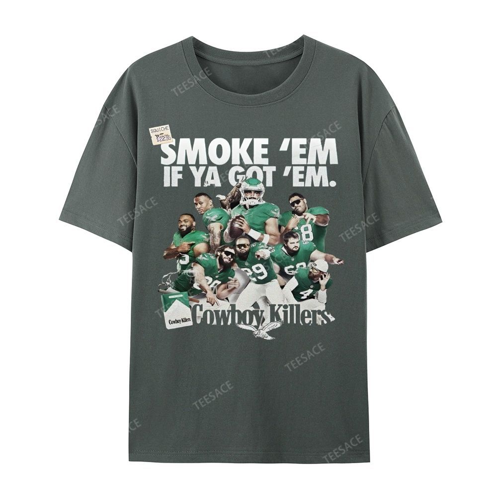 Unisex Casual Cotton Short Sleeve T-Shirt | JALEN-HURTS-TEE