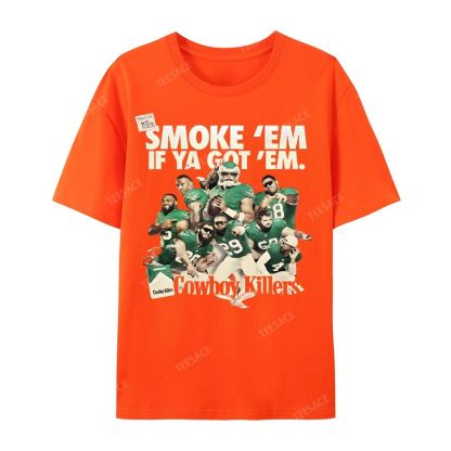 Unisex Casual Cotton Short Sleeve T-Shirt | JALEN-HURTS-TEE
