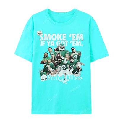 Unisex Casual Cotton Short Sleeve T-Shirt | JALEN-HURTS-TEE